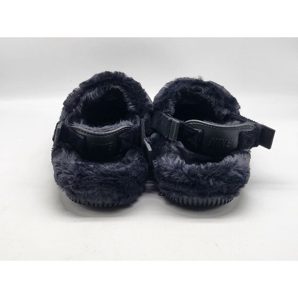 Nike Calm Mule SE Women Faux Fur Comfy Black Slides FZ3119-001 Size 6‎ - Picture 6 of 9